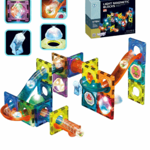 ✨ magnetyczne klocki konstrukcyjne – 49 elementów