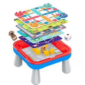 ✨stolik gier planszowych 11w1 – mega zestaw rodzinnej zabawy✨