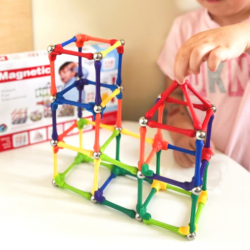 ✨magnetyczne klocki konstrukcyjne 110 el. nauka i zabawa w jednym! ✨