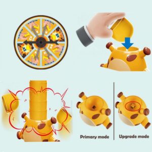 ✨zabawna gra rodzinna Żyrafka buduj wieżę z kubeczków✨