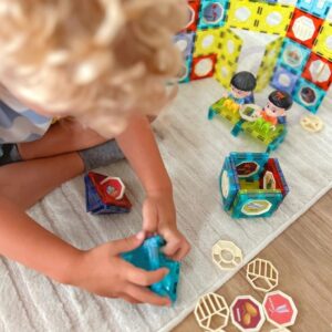 klocki magnetyczne zamek woopie – 98 el.