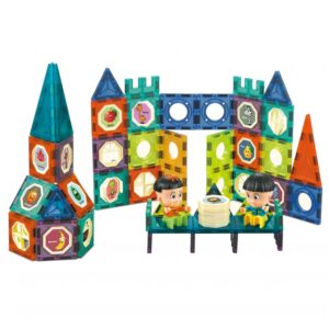 klocki magnetyczne zamek woopie – 98 el.