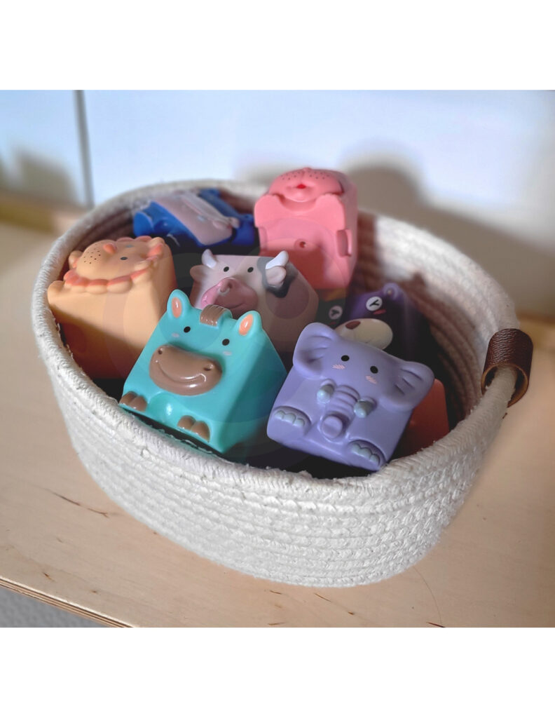 ✨miękkie klocki sensoryczne – pierwsza układanka dla dziecka 12m+✨