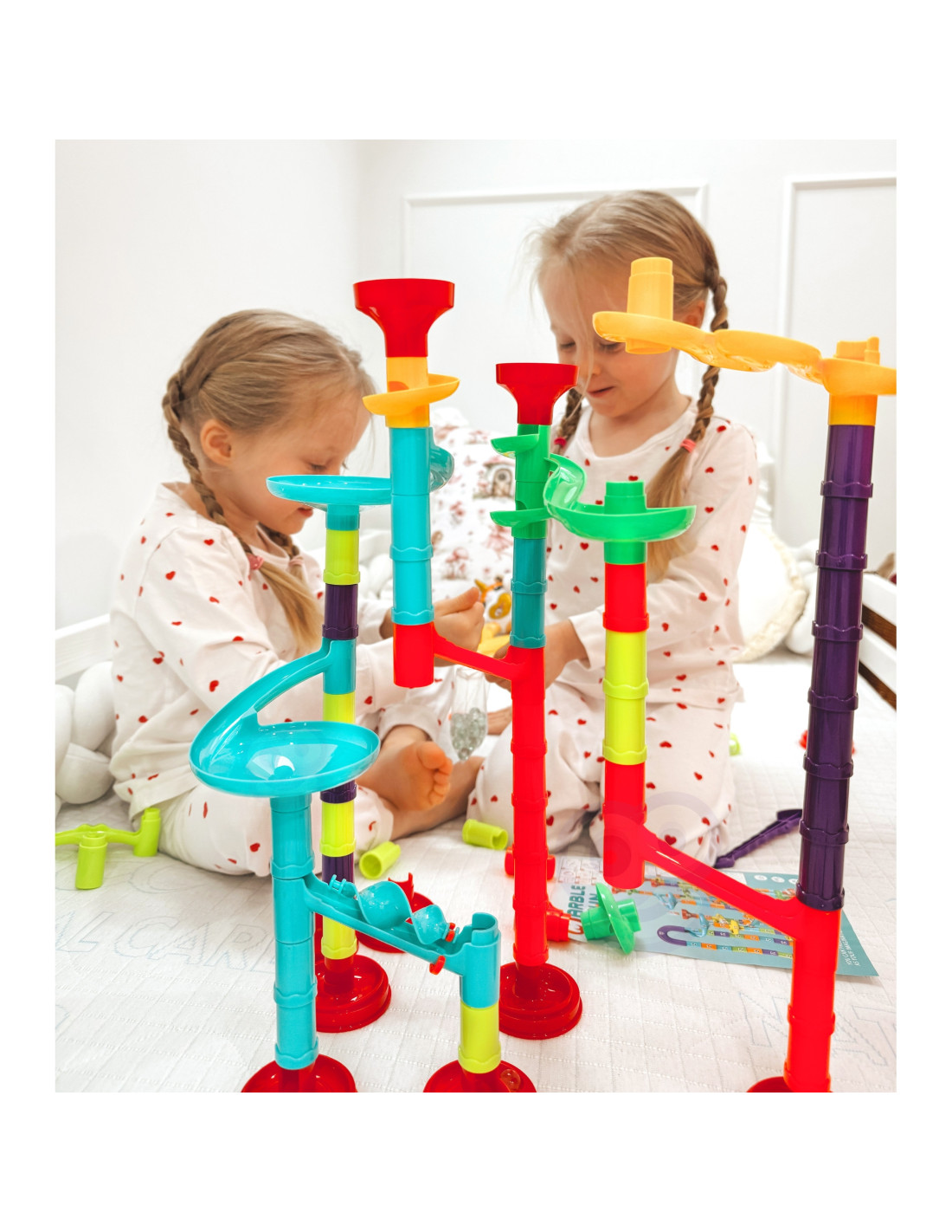 kulodrom spiralny 113 el. – kreatywny tor z kulkami dla dzieci 3+ kulodrom spiralny 113 el. – kreatywny tor z kulkami dla dzieci 3+