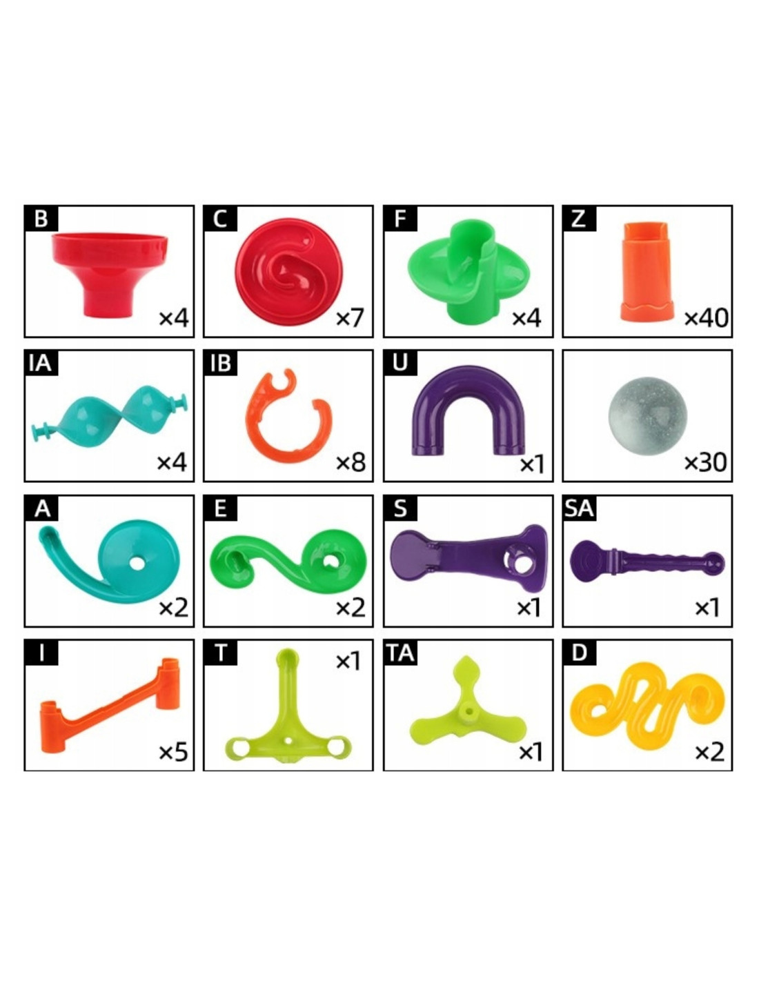 kulodrom spiralny 113 el. – kreatywny tor z kulkami dla dzieci 3+ kulodrom spiralny 113 el. – kreatywny tor z kulkami dla dzieci 3+