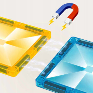 ✨posterunek policji z klocków magnetycznych 42 el. – kreatywna zabawa od 3 lat 👮‍♂️✨