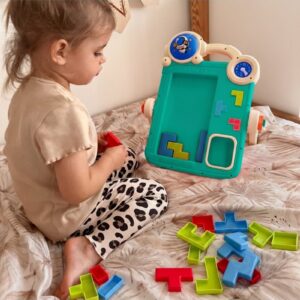 ✨dwustronna tablica dla dzieci – rysuj, układaj tetris i baw się!✨