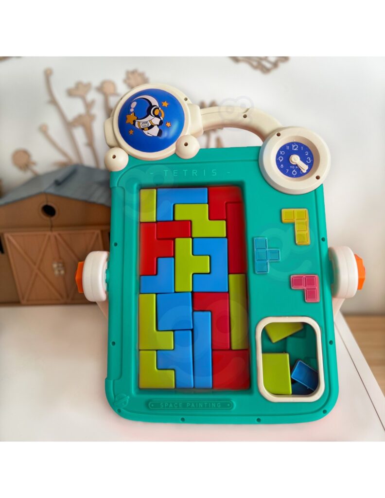 ✨dwustronna tablica dla dzieci – rysuj, układaj tetris i baw się!✨
