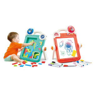 ✨dwustronna tablica dla dzieci – rysuj, układaj tetris i baw się!✨