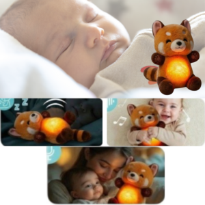 ✨ oddychająca czerwona panda – magiczny towarzysz snu twojego dziecka✨