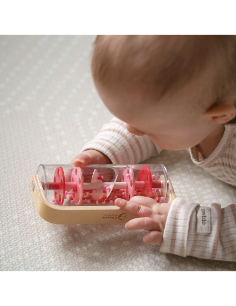 ✨deszczownica drewniana grzeczotka– kojący dźwięk deszczu 🌧️ zabawka sensoryczna✨