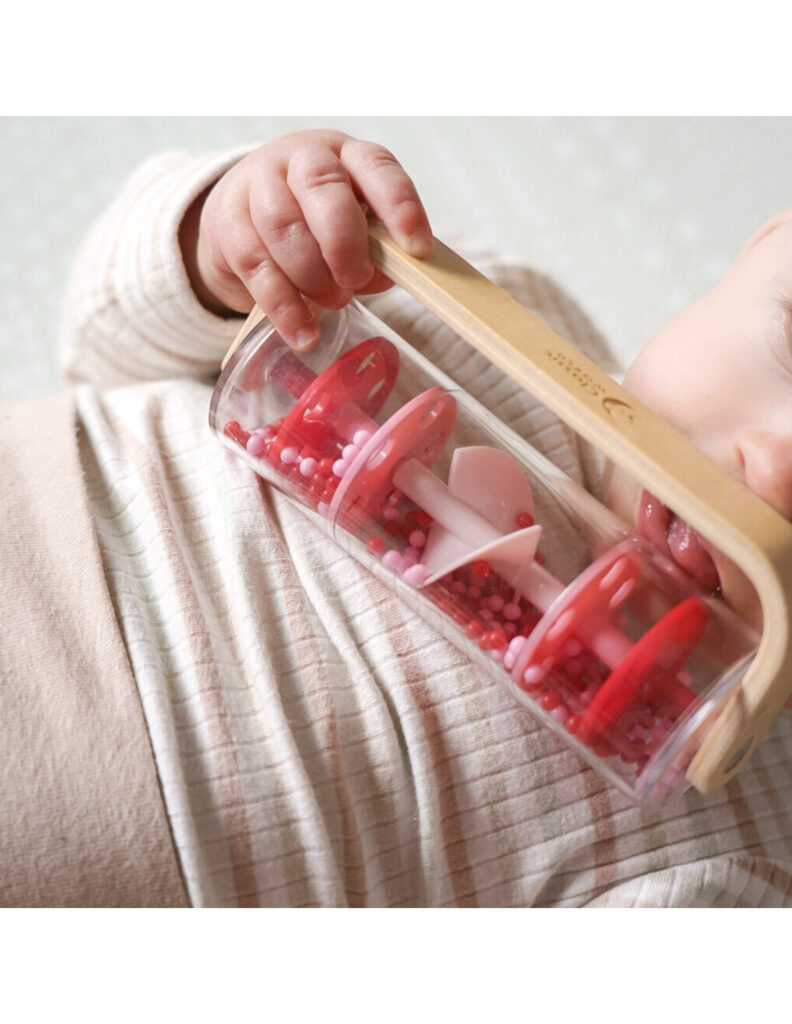 ✨deszczownica drewniana grzeczotka– kojący dźwięk deszczu 🌧️ zabawka sensoryczna✨