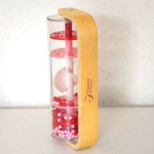 ✨deszczownica drewniana grzeczotka– kojący dźwięk deszczu 🌧️ zabawka sensoryczna✨