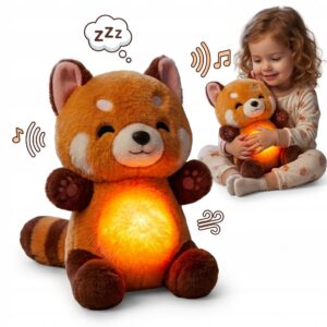✨ oddychająca czerwona panda – magiczny towarzysz snu twojego dziecka✨