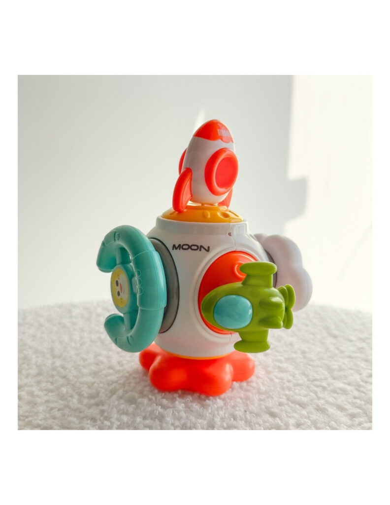 ✨kostka sensoryczna montessori kosmiczna rakieta🚀 – zabawka edukacyjna 18m+✨