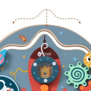 drewniana tablica edukacyjna 6w1 – zabawa i rozwój dziecka