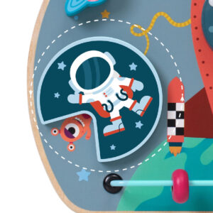 drewniana tablica edukacyjna 6w1 – zabawa i rozwój dziecka