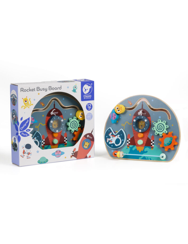 drewniana tablica edukacyjna 6w1 – zabawa i rozwój dziecka