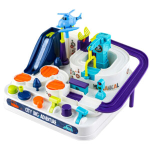 ✨tor przeszkód parking + 4 autka i helikopter | zabawka edukacyjna✨