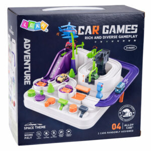 ✨tor przeszkód parking + 4 autka i helikopter | zabawka edukacyjna✨