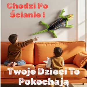 ✨gekonix 360 robot jaszczurka rc – jeździ po Ścianach i suficie✨